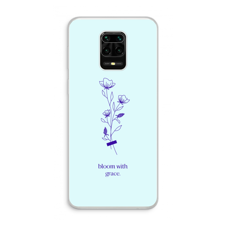 Bloom with grace: Xiaomi Redmi Note 10 Lite Transparant Hoesje