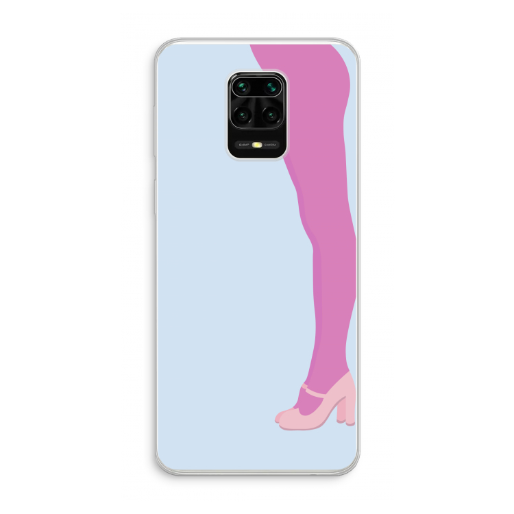 Pink panty: Xiaomi Redmi Note 10 Lite Transparant Hoesje