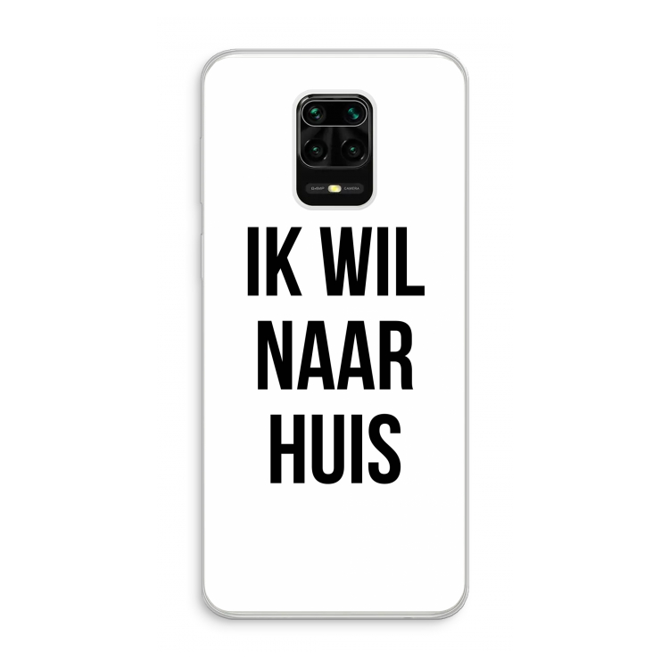 Ik wil naar huis: Xiaomi Redmi Note 10 Lite Transparant Hoesje