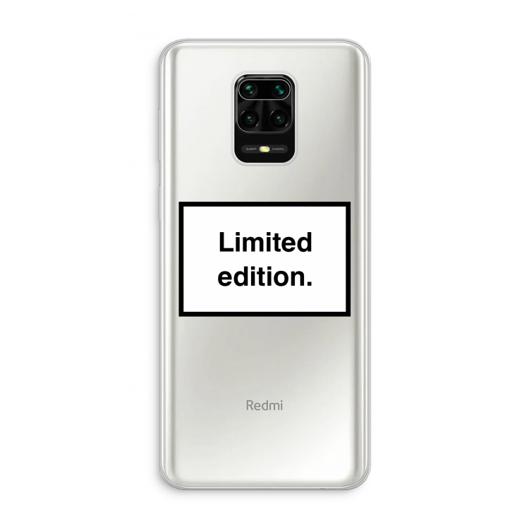 Limited edition: Xiaomi Redmi Note 10 Lite Transparant Hoesje