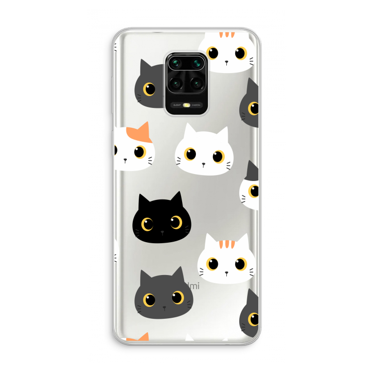 Katten: Xiaomi Redmi Note 10 Lite Transparant Hoesje