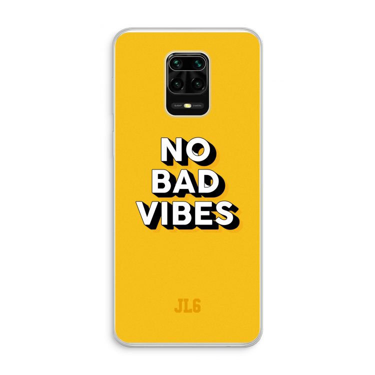 No Bad Vibes: Xiaomi Redmi Note 10 Lite Transparant Hoesje