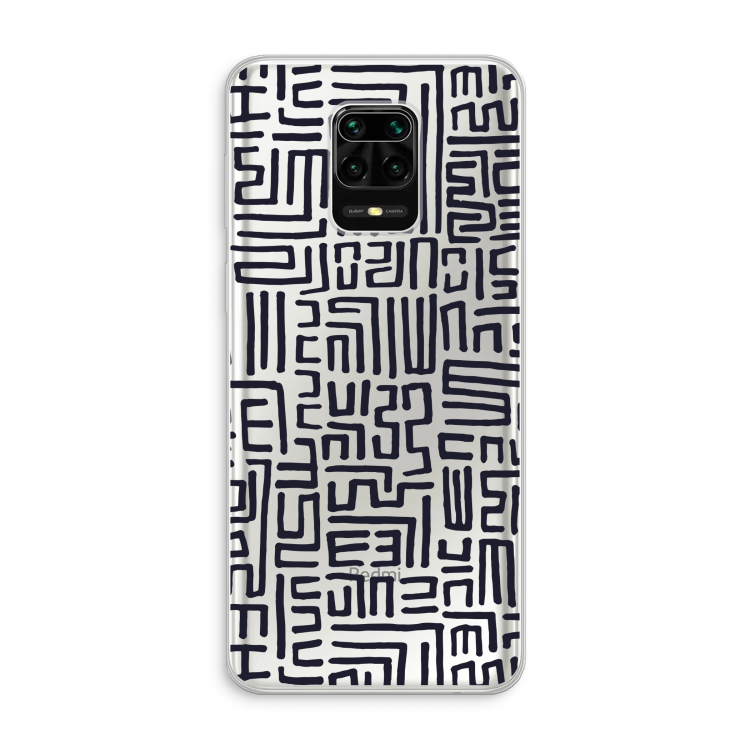 Moroccan Print: Xiaomi Redmi Note 10 Lite Transparant Hoesje