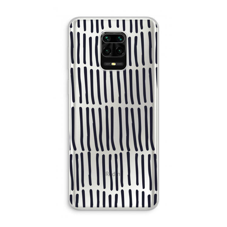 Moroccan stripes: Xiaomi Redmi Note 10 Lite Transparant Hoesje