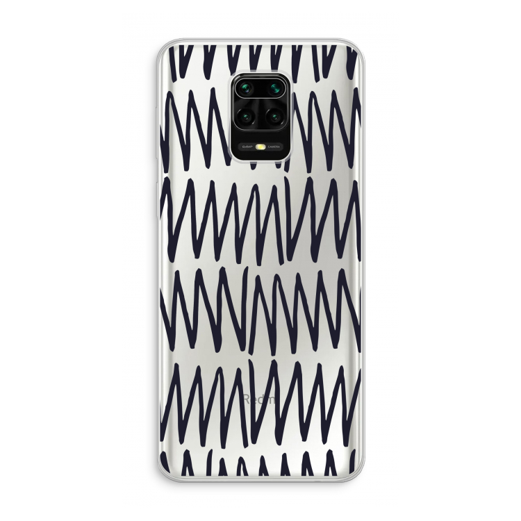 Marrakech Zigzag: Xiaomi Redmi Note 10 Lite Transparant Hoesje