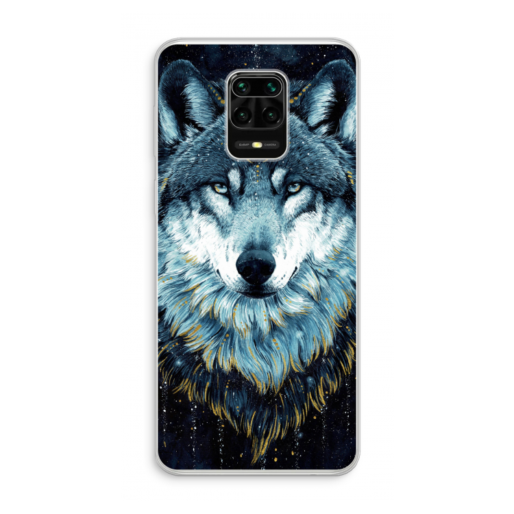 Darkness Wolf: Xiaomi Redmi Note 10 Lite Transparant Hoesje