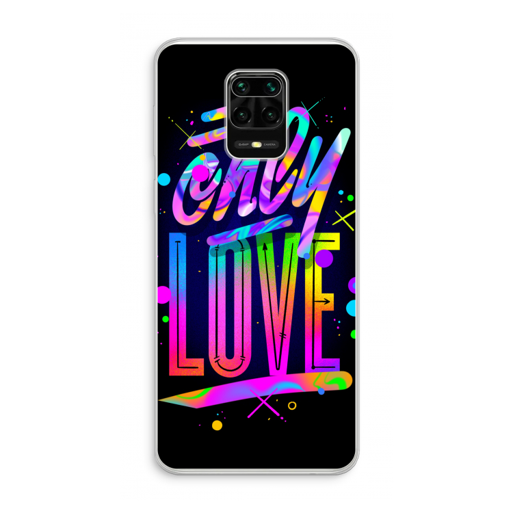 Only Love: Xiaomi Redmi Note 10 Lite Transparant Hoesje