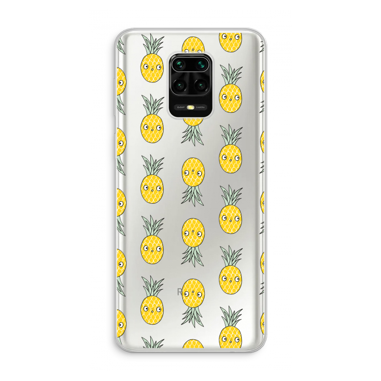 Ananas: Xiaomi Redmi Note 10 Lite Transparant Hoesje