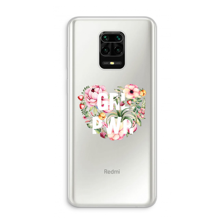GRL PWR Flower: Xiaomi Redmi Note 10 Lite Transparant Hoesje