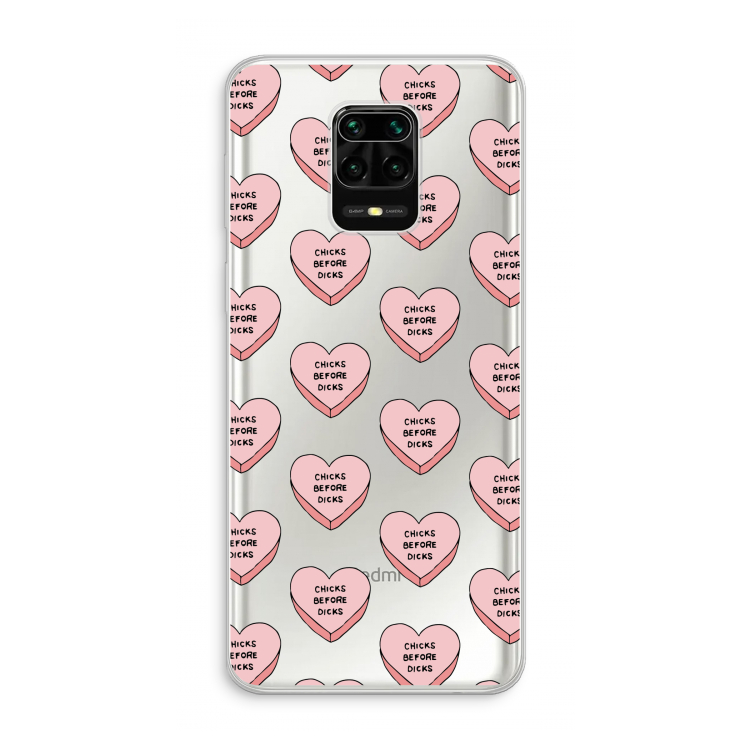 Chicks before dicks: Xiaomi Redmi Note 10 Lite Transparant Hoesje