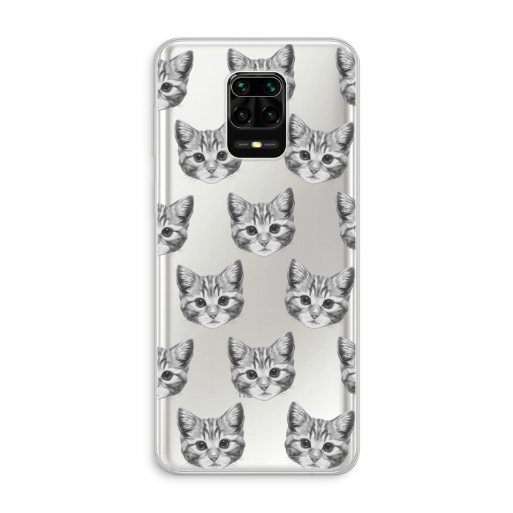 Kitten: Xiaomi Redmi Note 10 Lite Transparant Hoesje