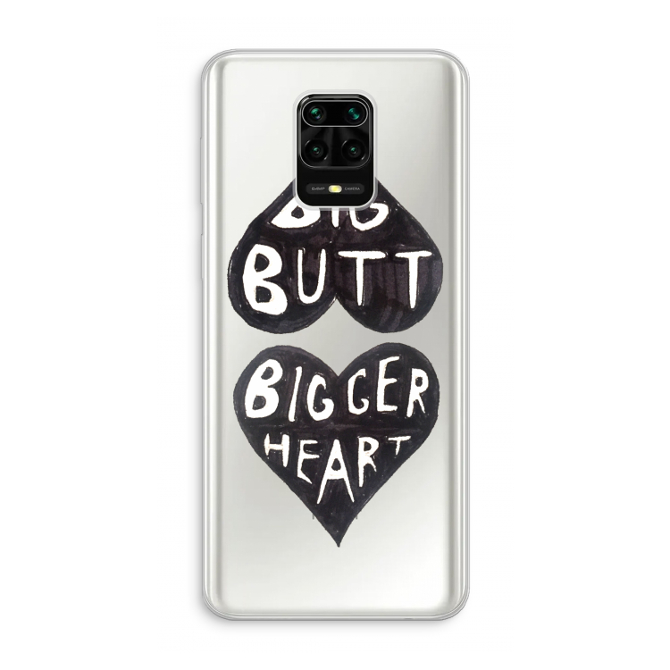 Big butt bigger heart: Xiaomi Redmi Note 10 Lite Transparant Hoesje
