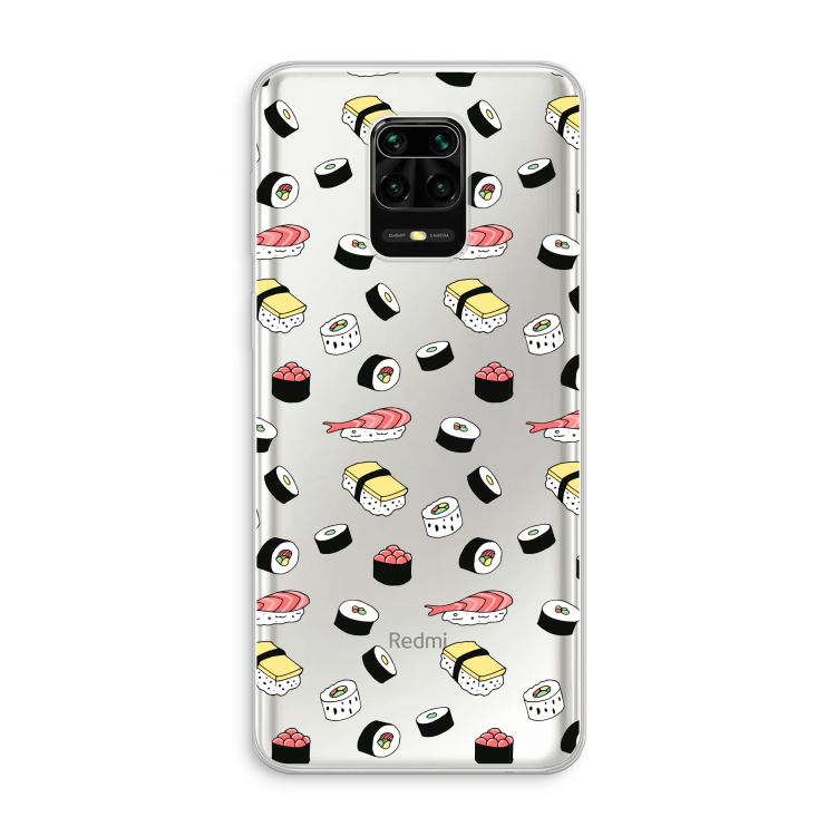 Sushi time: Xiaomi Redmi Note 10 Lite Transparant Hoesje