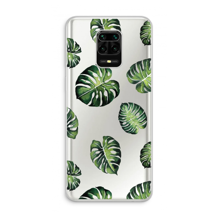 Tropische bladeren: Xiaomi Redmi Note 10 Lite Transparant Hoesje
