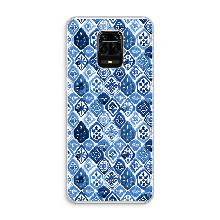Blauw motief: Xiaomi Redmi Note 10 Lite Transparant Hoesje