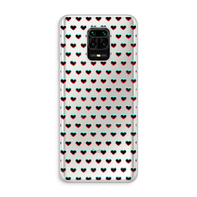 Hartjes: Xiaomi Redmi Note 10 Lite Transparant Hoesje