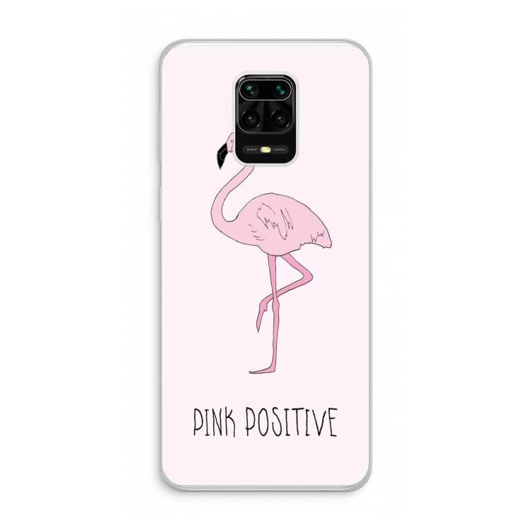 Pink positive: Xiaomi Redmi Note 10 Lite Transparant Hoesje