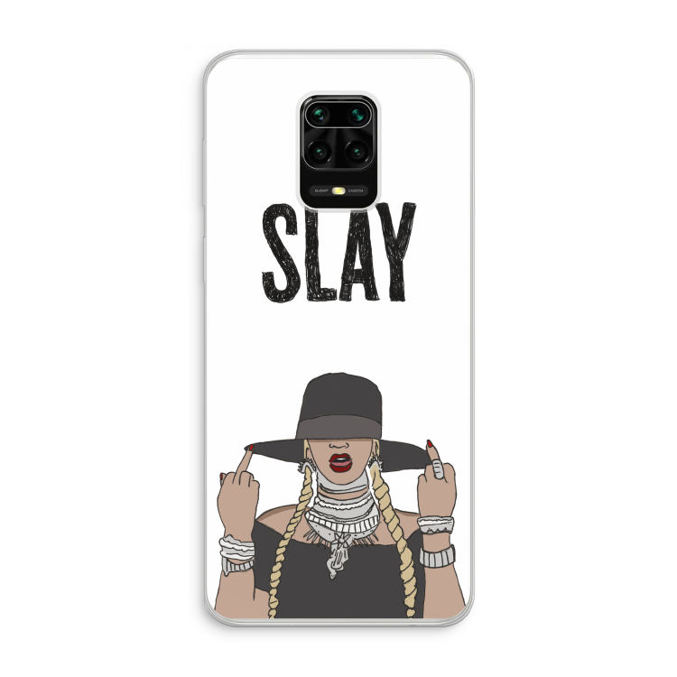 Slay All Day: Xiaomi Redmi Note 10 Lite Transparant Hoesje