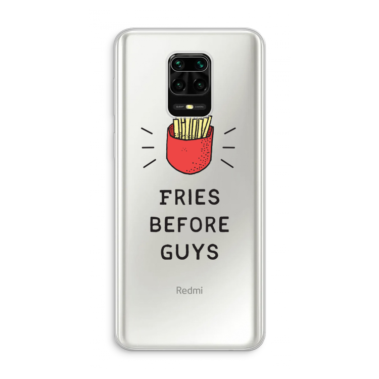 Fries before guys: Xiaomi Redmi Note 10 Lite Transparant Hoesje