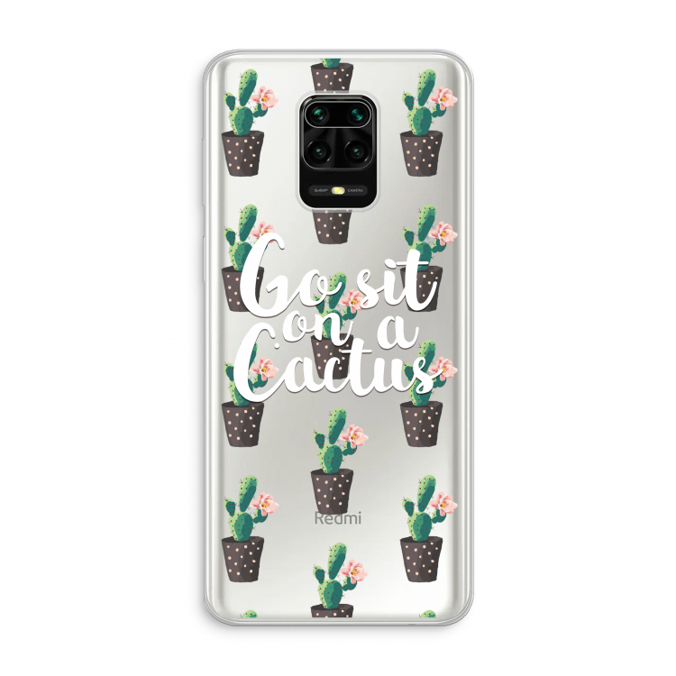 Cactus quote: Xiaomi Redmi Note 10 Lite Transparant Hoesje