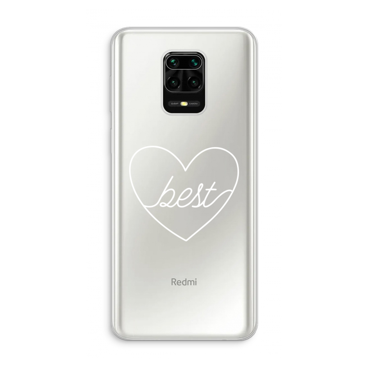 Best heart pastel: Xiaomi Redmi Note 10 Lite Transparant Hoesje