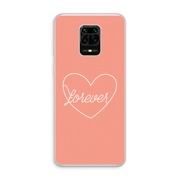 Forever heart: Xiaomi Redmi Note 10 Lite Transparant Hoesje