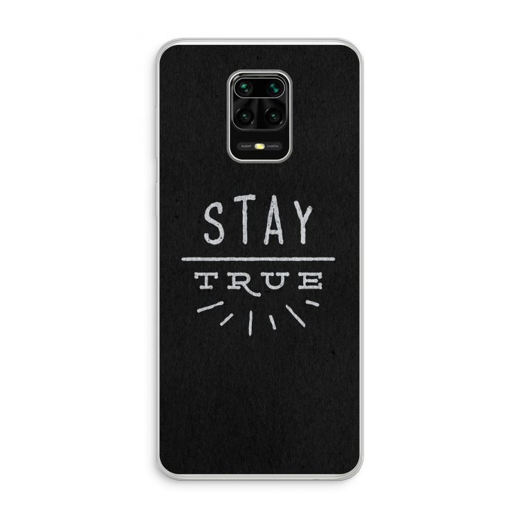 Stay true: Xiaomi Redmi Note 10 Lite Transparant Hoesje