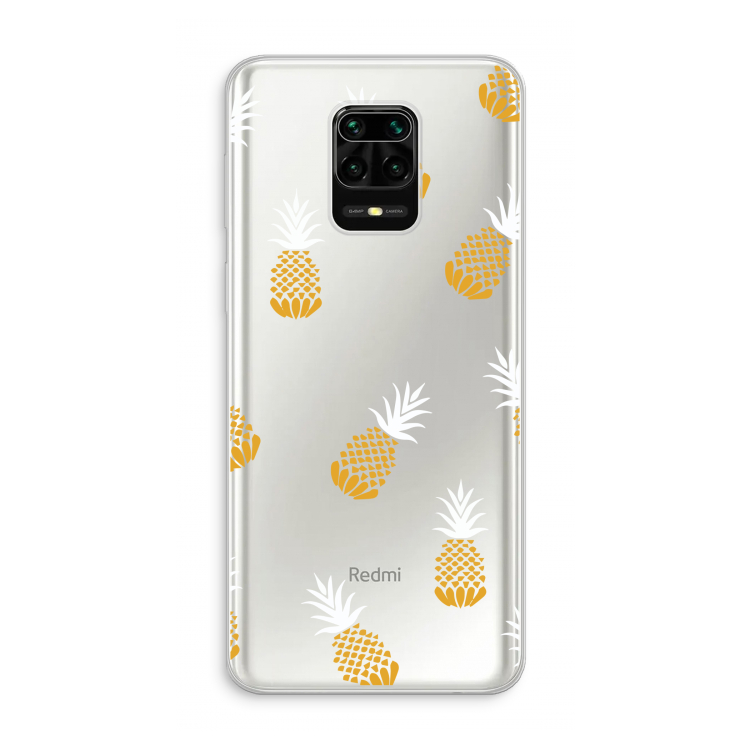 Ananasjes: Xiaomi Redmi Note 10 Lite Transparant Hoesje