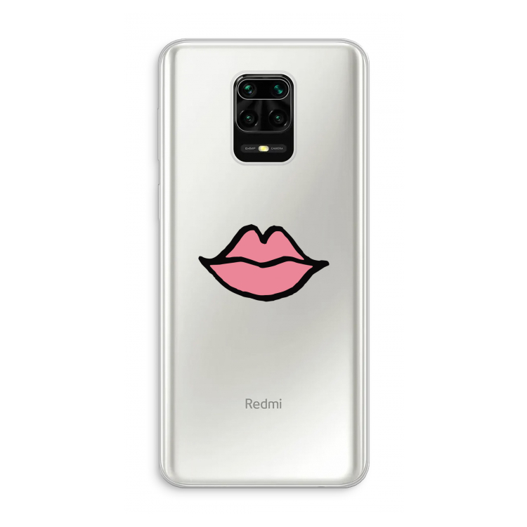 Kusje: Xiaomi Redmi Note 10 Lite Transparant Hoesje