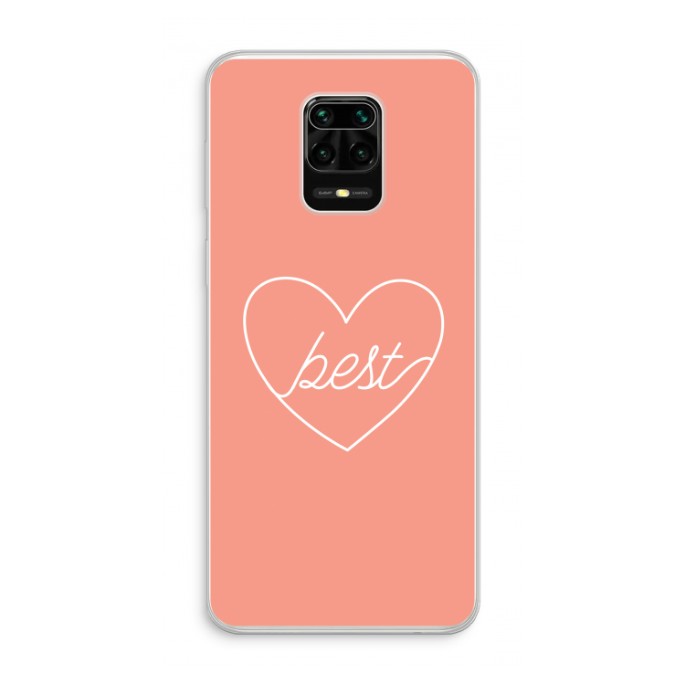 Best heart: Xiaomi Redmi Note 10 Lite Transparant Hoesje