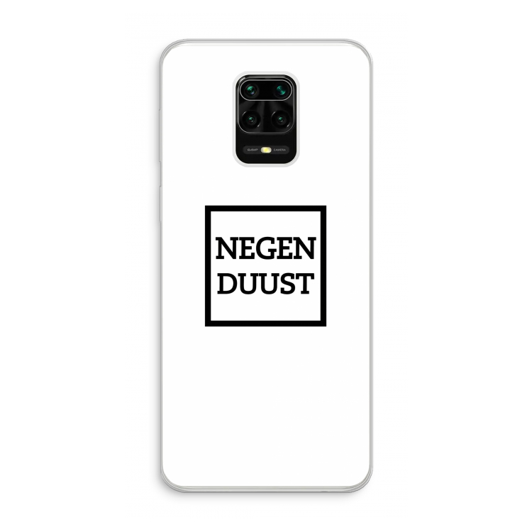 Negenduust vierkant: Xiaomi Redmi Note 10 Lite Transparant Hoesje