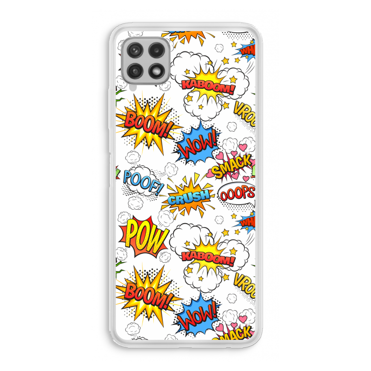 Pow Smack: Samsung Galaxy A22 4G Transparant Hoesje