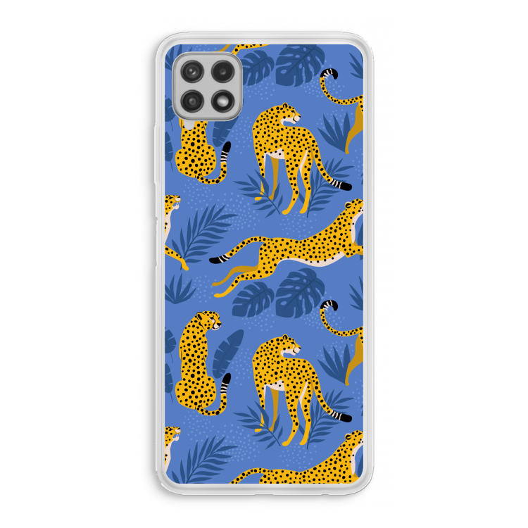 Luipaard: Samsung Galaxy A22 4G Transparant Hoesje