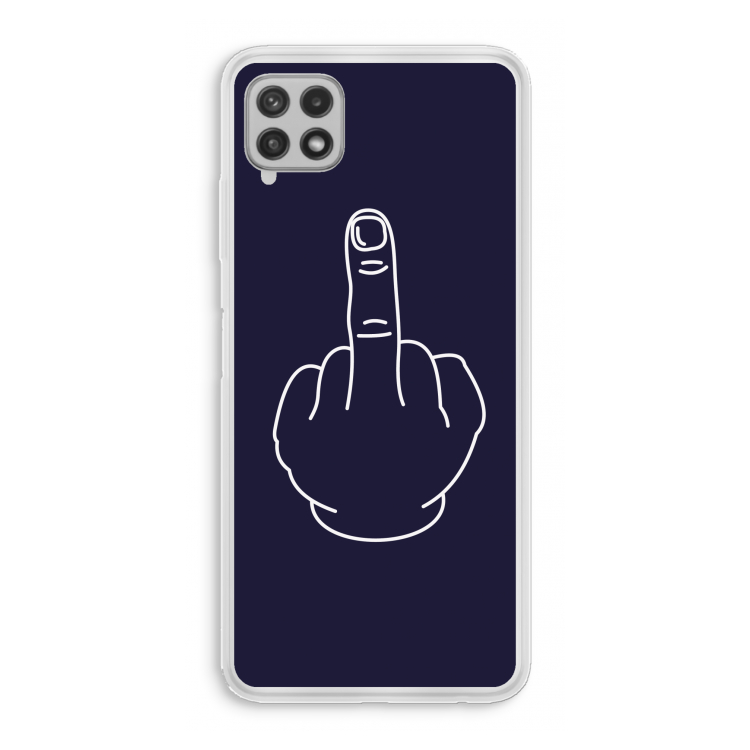 F**k U: Samsung Galaxy A22 4G Transparant Hoesje