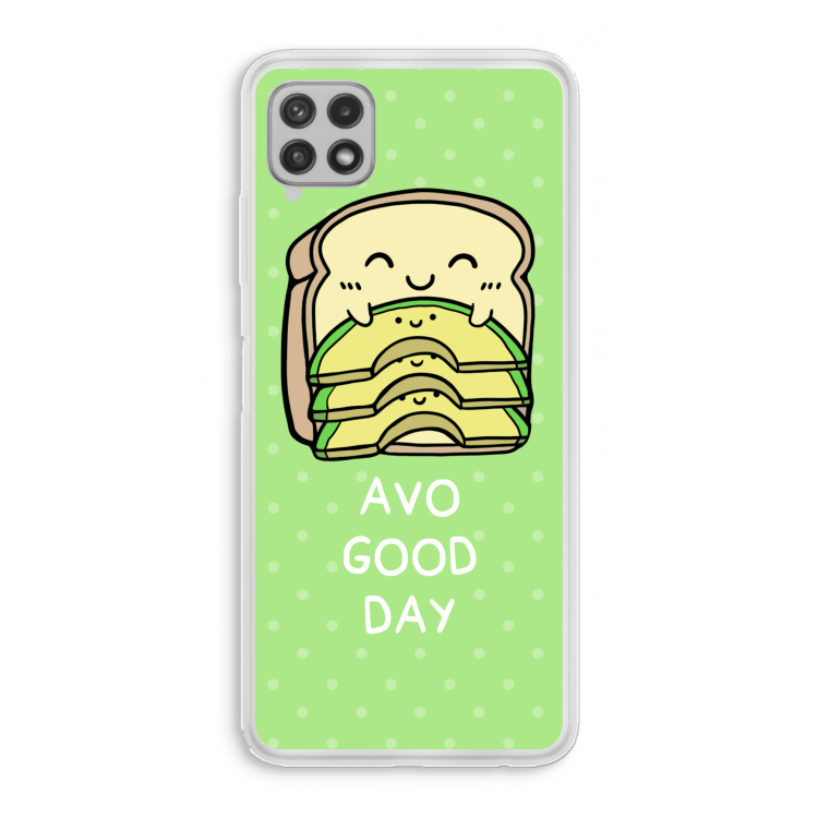 Avo Good Day: Samsung Galaxy A22 4G Transparant Hoesje