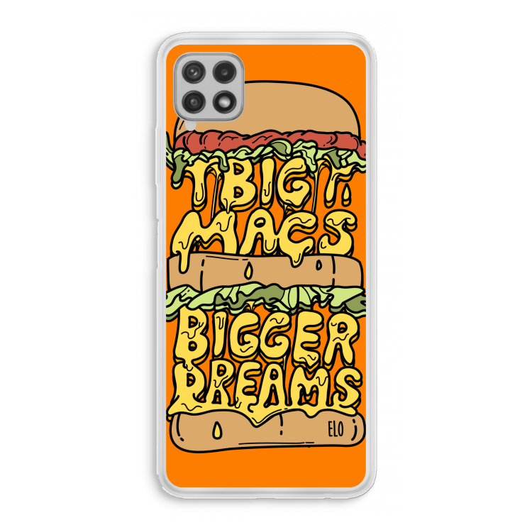 Big Macs Bigger Dreams: Samsung Galaxy A22 4G Transparant Hoesje