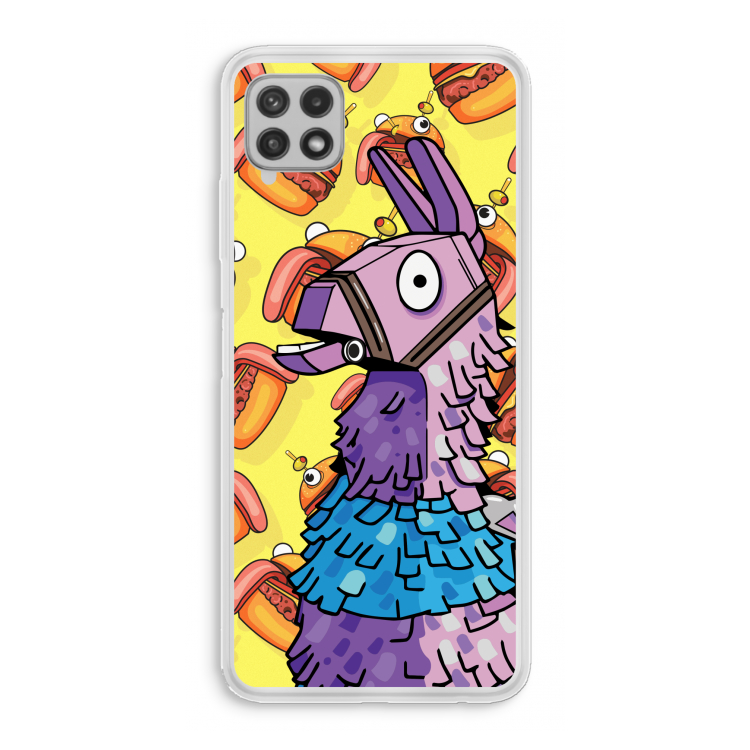 Loot Burger: Samsung Galaxy A22 4G Transparant Hoesje