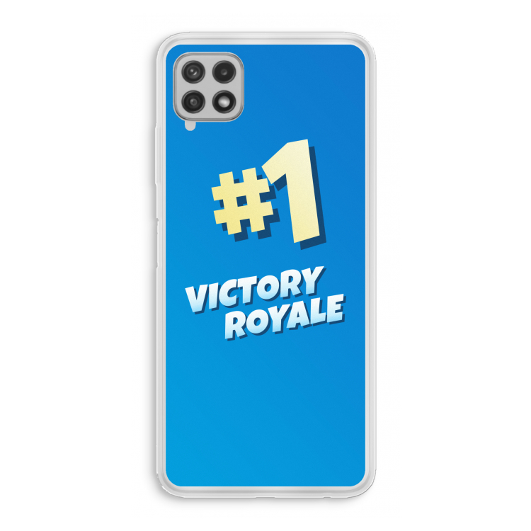 Victory Royale: Samsung Galaxy A22 4G Transparant Hoesje