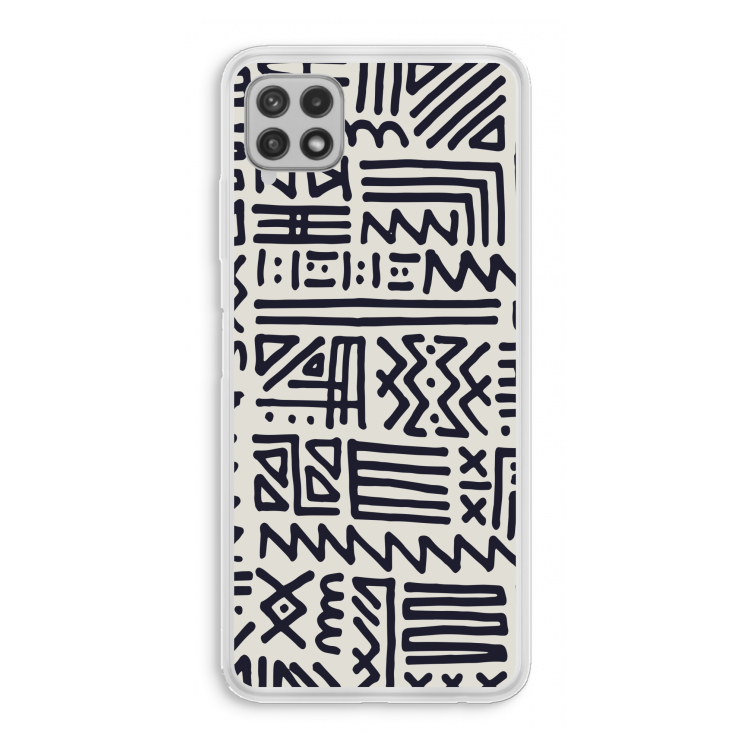Marrakech print: Samsung Galaxy A22 4G Transparant Hoesje