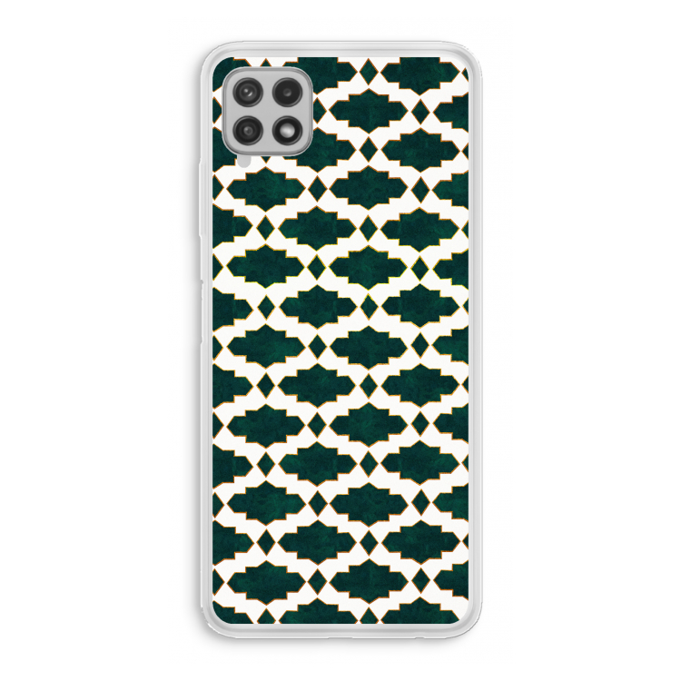 Moroccan tiles: Samsung Galaxy A22 4G Transparant Hoesje
