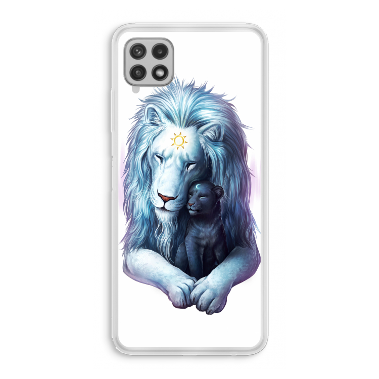 Child Of Light: Samsung Galaxy A22 4G Transparant Hoesje