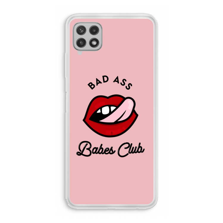 Badass Babes Club: Samsung Galaxy A22 4G Transparant Hoesje