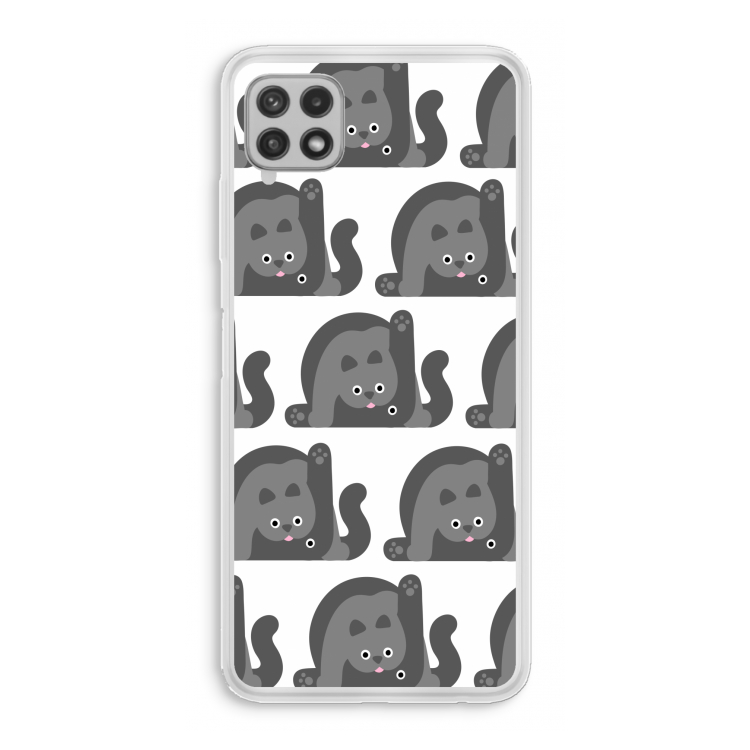 Cats: Samsung Galaxy A22 4G Transparant Hoesje