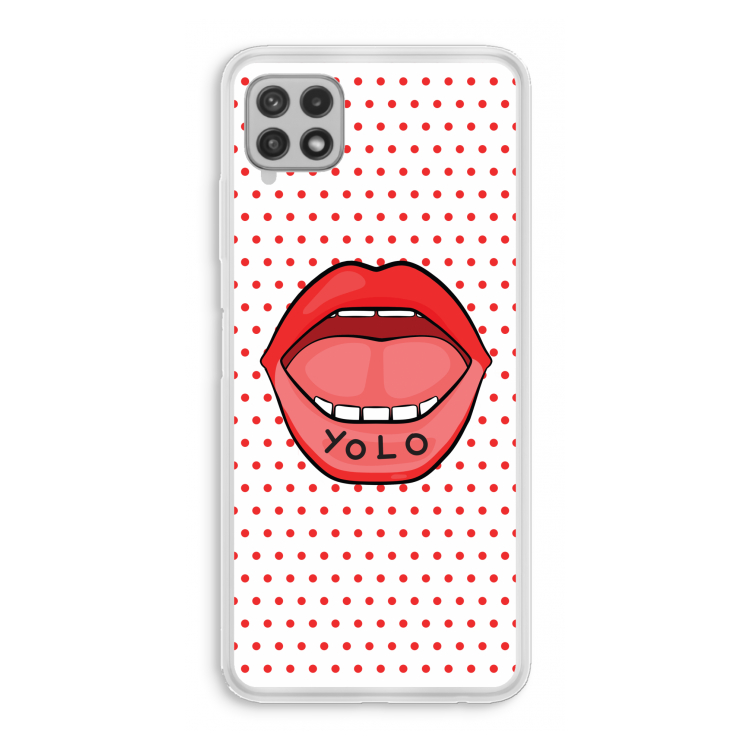 Yolo Denise: Samsung Galaxy A22 4G Transparant Hoesje