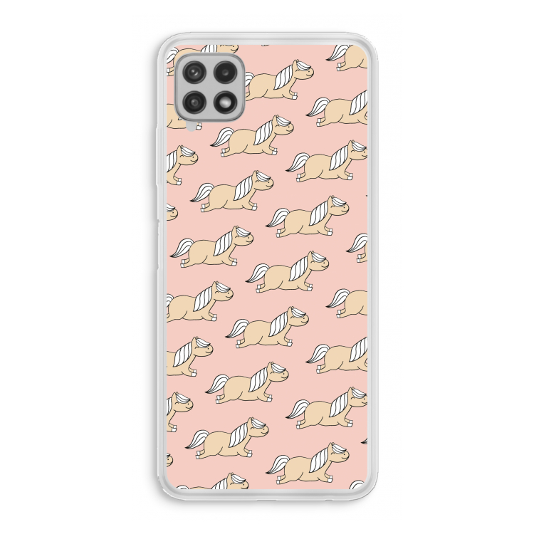 Ponys: Samsung Galaxy A22 4G Transparant Hoesje