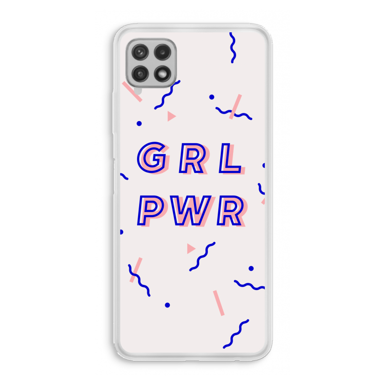 GRL PWR: Samsung Galaxy A22 4G Transparant Hoesje