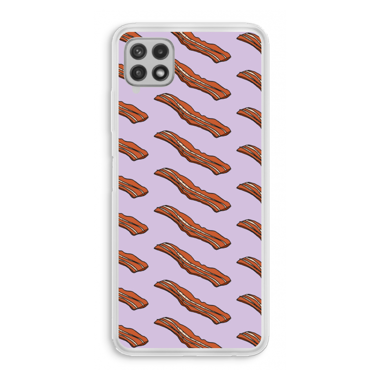 Bacon to my eggs #2: Samsung Galaxy A22 4G Transparant Hoesje