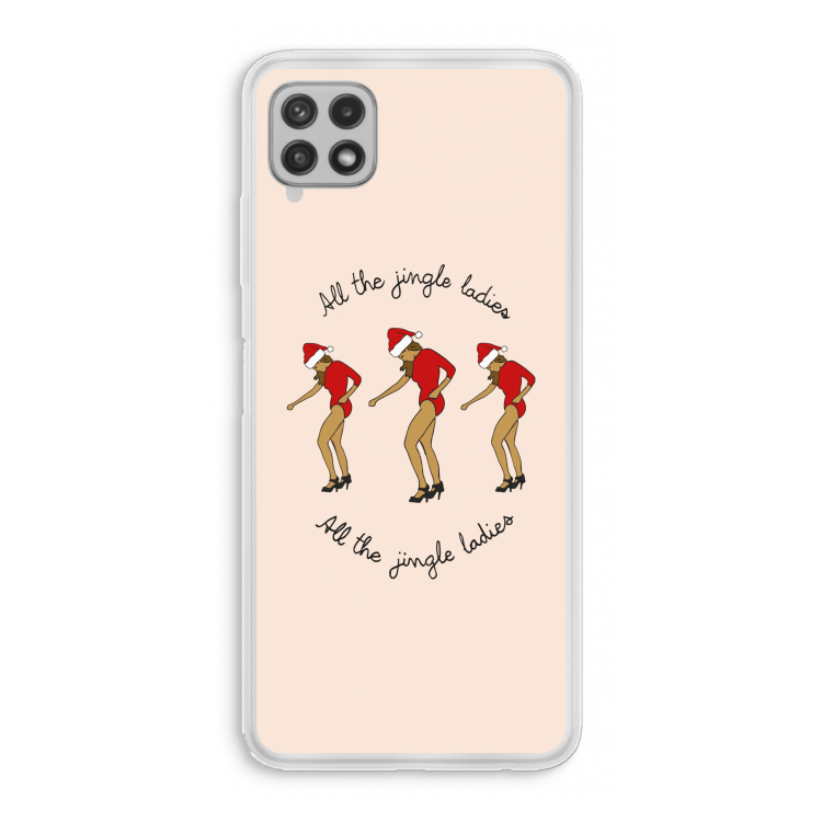 Jingle Ladies: Samsung Galaxy A22 4G Transparant Hoesje