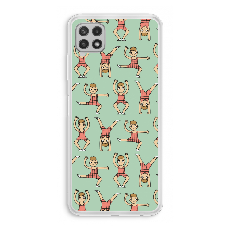 Gymboys: Samsung Galaxy A22 4G Transparant Hoesje