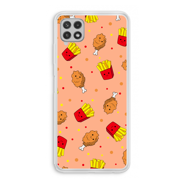 Chicken 'n Fries: Samsung Galaxy A22 4G Transparant Hoesje